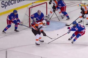 Oskar Lindblom Goal - Flyers vs Rangers (4/23/21)
