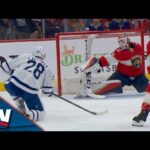 Maple Leafs' Sam Lafferty Nets His First Career Post-Season Goal To Break Ice In Game 3