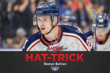 WHL Hat-Tricks - Reese Belton