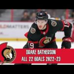 Drake Batherson (#19) ALL 22 GOALS 2023