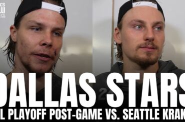 Roope Hintz & Miro Heiskanen React to Dallas Stars Series Win vs. Seattle Kraken, Clutch Game 7 Win