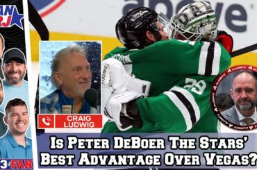 Craig Ludwig On The Stars Advancing To The WCF, Defensive Strategies, Peter DeBoer | Shan & RJ