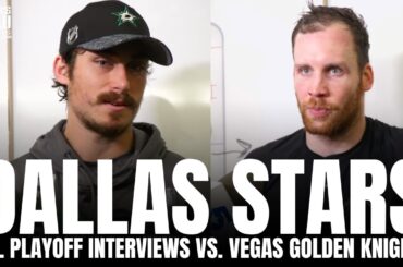 Mason Marchment & Radek Faksa React to Dallas Stars vs. Las Vegas Golden Knights WCF Matchup