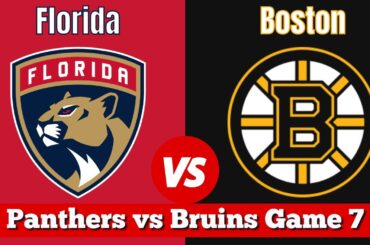 Florida Panthers vs Boston Bruins Game 7 | Live NHL Play by Play & Chat