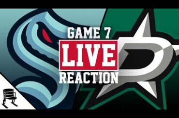 Seattle Kraken at Dallas Stars GAME 7 LIVE fan reaction and play by play!