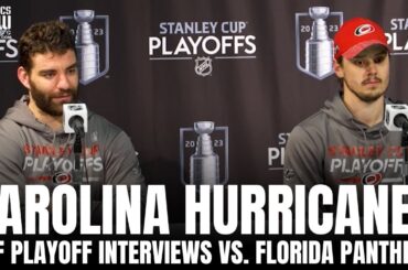 Sebastian Aho & Jordan Martinook React to Carolina Hurricanes vs. Florida Panthers ECF Matchup