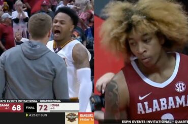 Rick Pitino & Iona Upset #10 Alabama In Clutch Fashion