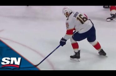 Panthers' Aleksander Barkov Rips Home Nice Feed From Anthony Duclair To Tie Game 1 vs. Hurricanes