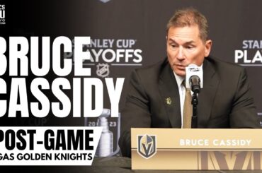 Bruce Cassidy Reacts to Vegas Golden Knights GM1 OT Win vs. Dallas Stars in Western Conference Final