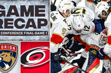 NHL Eastern Conference Final: Panthers DEFEAT Hurricanes in 4th OVERTIME [Game 1 Recap] | CBS Sports