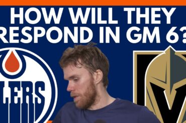 HOW WILL THEY RESPOND? (Edmonton Oilers vs Vegas Golden Knights NHL Stanley Cup Playoffs)