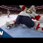 Panthers' Sergei Bobrovsky Keeps Score Even With Unbelievable Blocker Save vs. Hurricanes