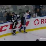 Thomas Chabot hit in the head by Charlie Roy