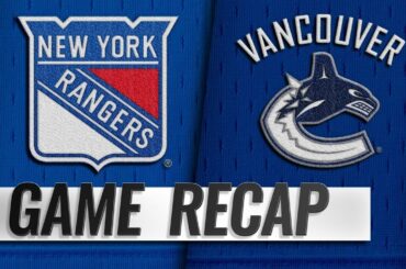 Motte's two quick goals help Canucks beat Rangers