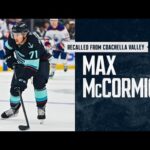 Seattle Kraken call up Max McCormick from Coachella Firebirds