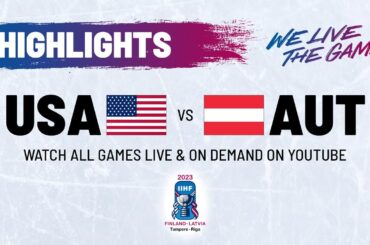 Highlights | USA vs. Austria | 2023 #IIHFWorlds