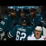 Confident Sharks work puck around, Joe Pavelski beats David Rittich