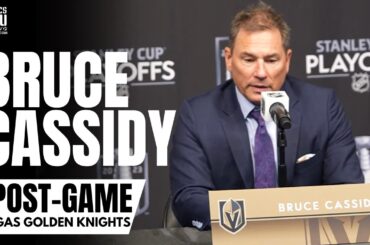 Bruce Cassidy Reacts to Vegas Golden Knights Taking a 2-0 Lead vs. Dallas Stars in WCF | Post-Game