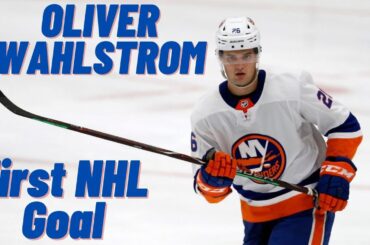 Oliver Wahlstrom #26 (New York Islanders) first NHL goal Jan 28, 2021