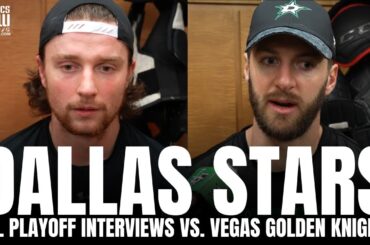 Thomas Harley & Colin Miller on Playoff Lessons, Stars vs. Vegas, Miro Heiskanen "Stupid" Greatness