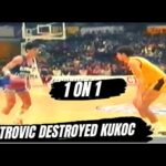 Drazen Petrovic DESTROYING Toni Kukoc 1 ON 1