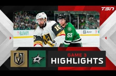 HIGHLIGHTS: Game 3 -- Vegas Golden Knights vs. Dallas Stars