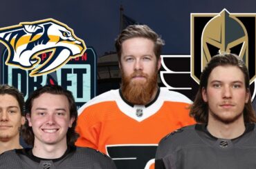 3-WAY NHL TRADE: Flyers get Ryan Ellis, Predators get P Myers, Cody Glass, Knights get Nolan Patrick