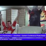 Florida Panthers Fans Live Reaction to BOTH OT Goals game 1 vs Hurricanes