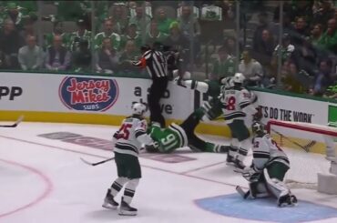 Matt Dumba Hits Joe Pavelski l Game 1 Wild vs. Stars