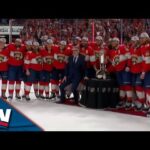 Panthers Awarded With Prince Of Wales Trophy After Sweeping Hurricanes