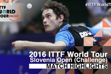 2016 Slovenia Open Highlights: Jun Mizutani vs Samuel Walker (R16)