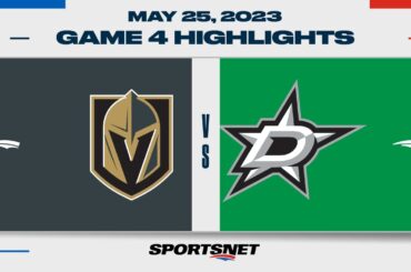 NHL Western Conference Final Game 4 Highlights | Golden Knights vs. Stars - May 25, 2023