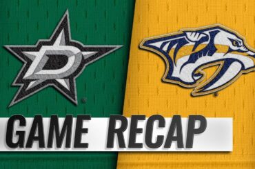 Comeau, Janmark score in 3rd as Stars top Predators