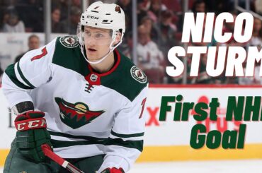 Nico Sturm #7 (Minnesota Wild) first NHL goal Aug 7, 2020