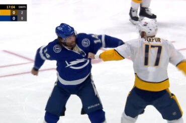 Pat Maroon Drops The Gloves With Ben Harpur