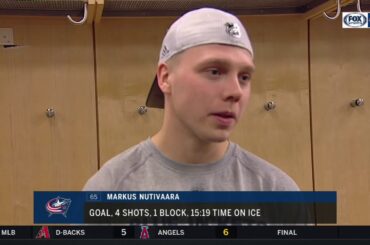 Markus Nutivaara: Everyone is stepping up in Seth Jones' absence l BLUE JACKETS-RANGERS POSTGAME