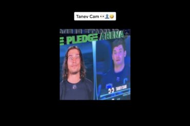 Hockey Jumbotron! Tanev Cam 👀👤😂