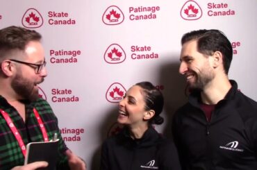 Deanna Stellato-Dudek and Maxime Deschamps dish on dream season