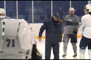 St.louis Blues practice fight |Zach Sanford vs. Robert Bortuzzo|