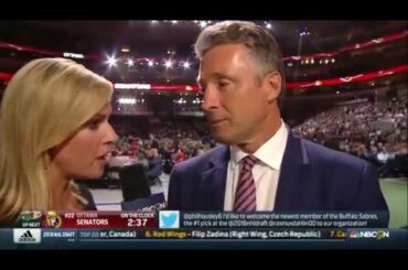 2018 NHL Draft: Wilson's Immediate Reactions after Picking Merkley