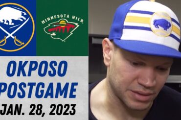 Kyle Okposo Postgame Interview vs Minnesota Wild (1/28/2023)