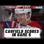 Cole Caufield Scores in Game 5 of NHL Stanley Cup Playoffs (Canadiens vs. Golden Knights)