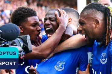 EVERTON ARE STAYING UP! Euphoria at Goodison Park as Everton confirm Premier League safety!