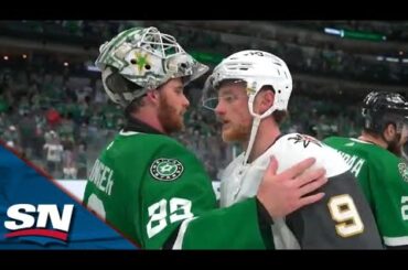 Golden Knights And Stars Exchange Handshakes As Vegas Advances To Stanley Cup Final