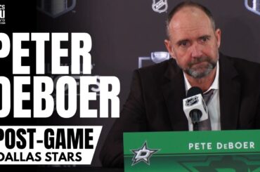 Peter DeBoer Reacts to Dallas Stars Being Eliminated by Vegas Golden Knights & Dallas Stars Future