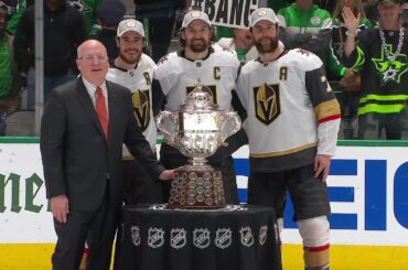 The Las Vegas Golden Knights wouldn't touch the Clarence S. Campbell Bowl 👀