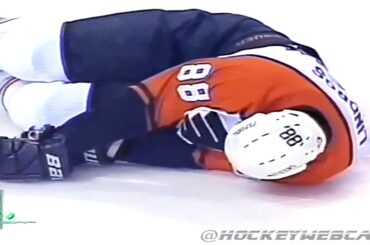 Scott Stevens DESTROYS Eric Lindros - ECF 2000 (Full Incident)