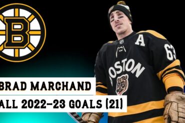 Brad Marchand (#63) All 21 Goals of the 2022-23 NHL Season