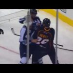 Justin Scott vs Brendan Lemieux Oct 13, 2017