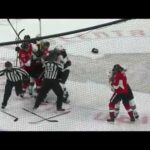 Turris hunts down Vlasic after harassing Karlsson